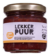 Frambozenjam van Lekker Puur