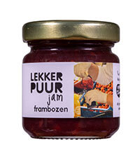 Frambozenjam van Lekker Puur