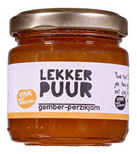 Gember-Perzikjam van Lekker Puur