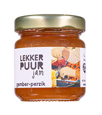 Gember-Perzikjam van Lekker Puur