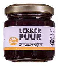 Vier-Vruchtenjam van Lekker Puur