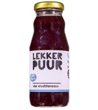 Vier vruchtensaus van Lekker Puur