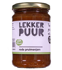 Rode-pruimenjam van Lekker Puur